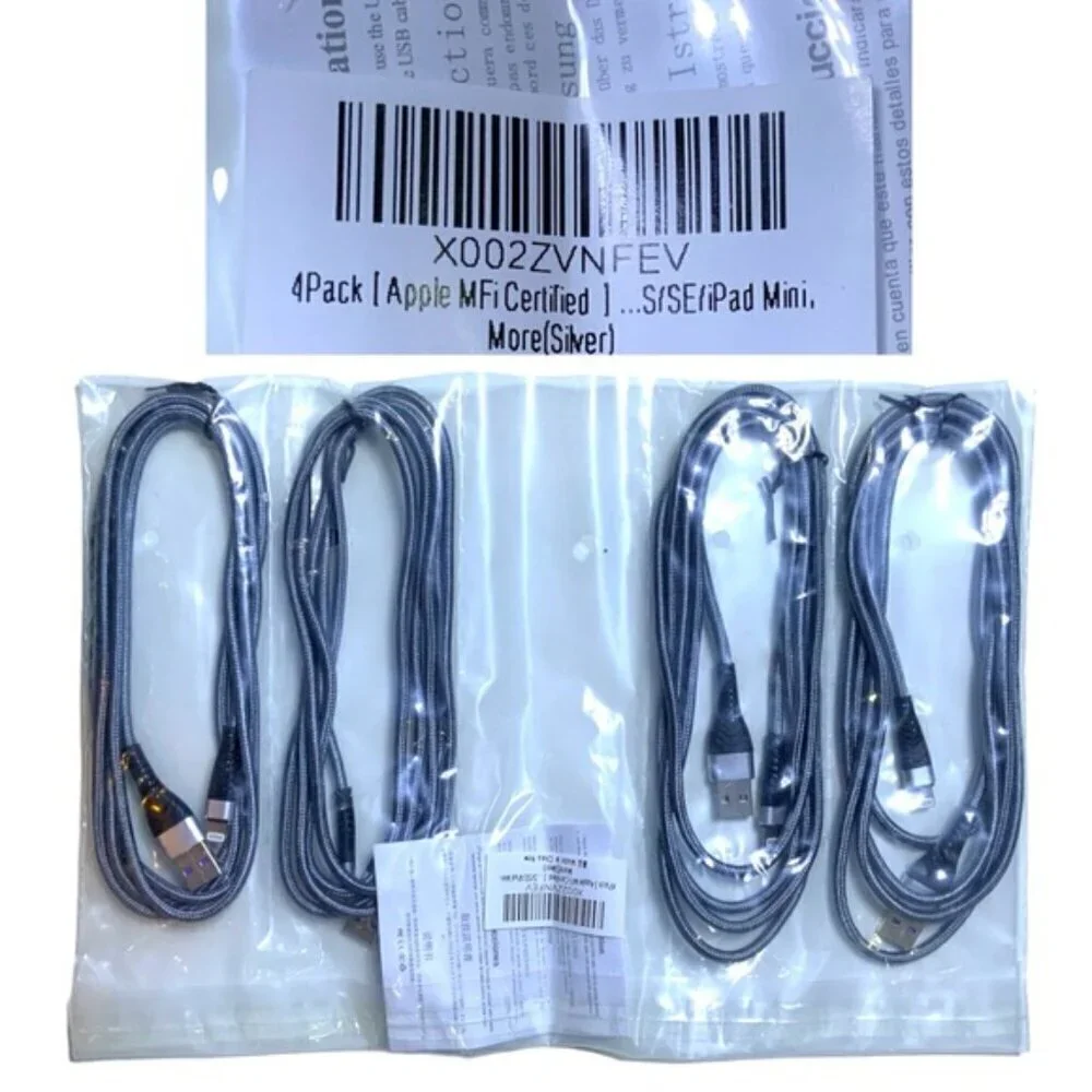 Apple Certified 6ft Lightning Charger C Cable iPhone 14/13/12/11/X/XS/XR/XS iPad